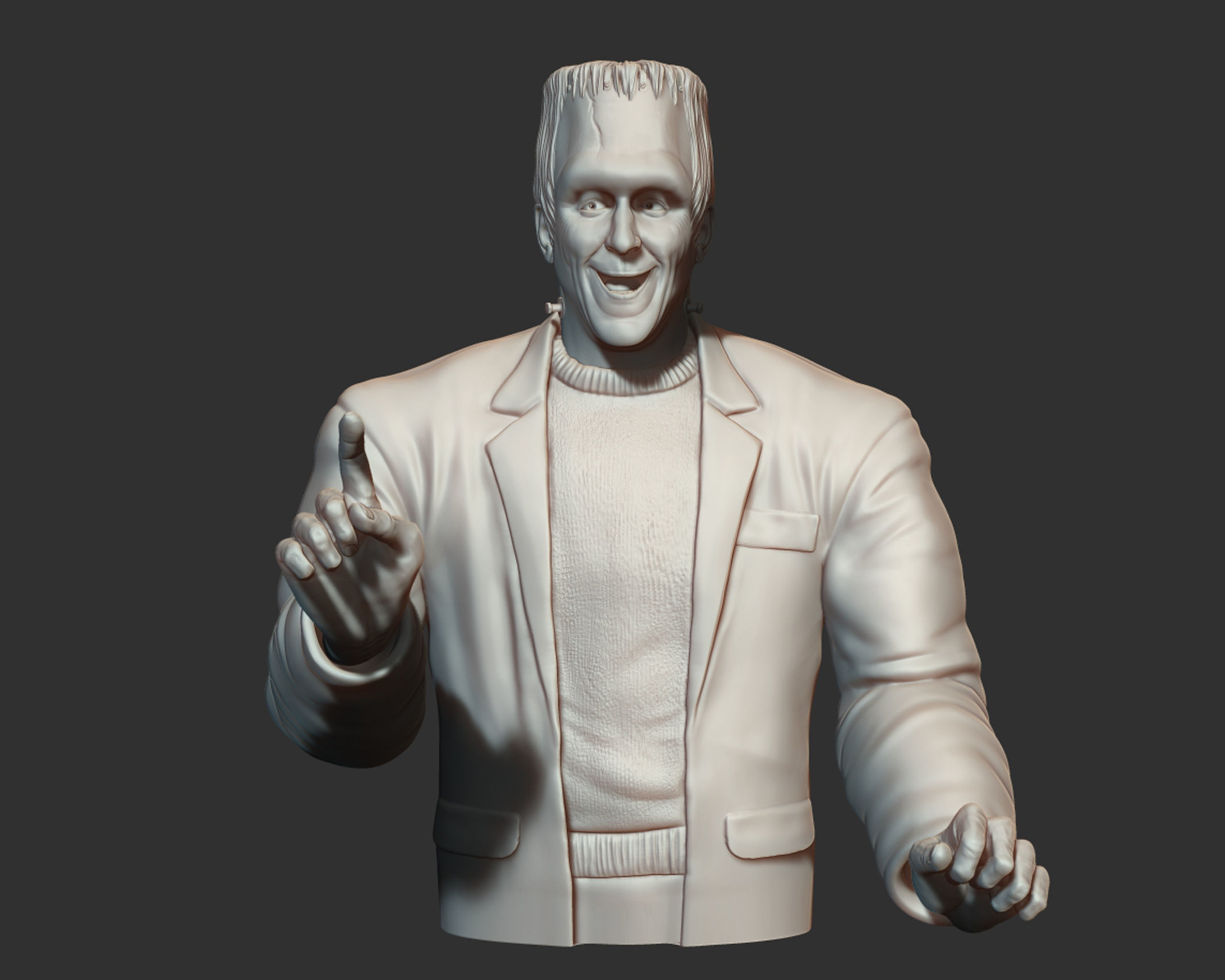 Herman from the munsters 3D print model_2