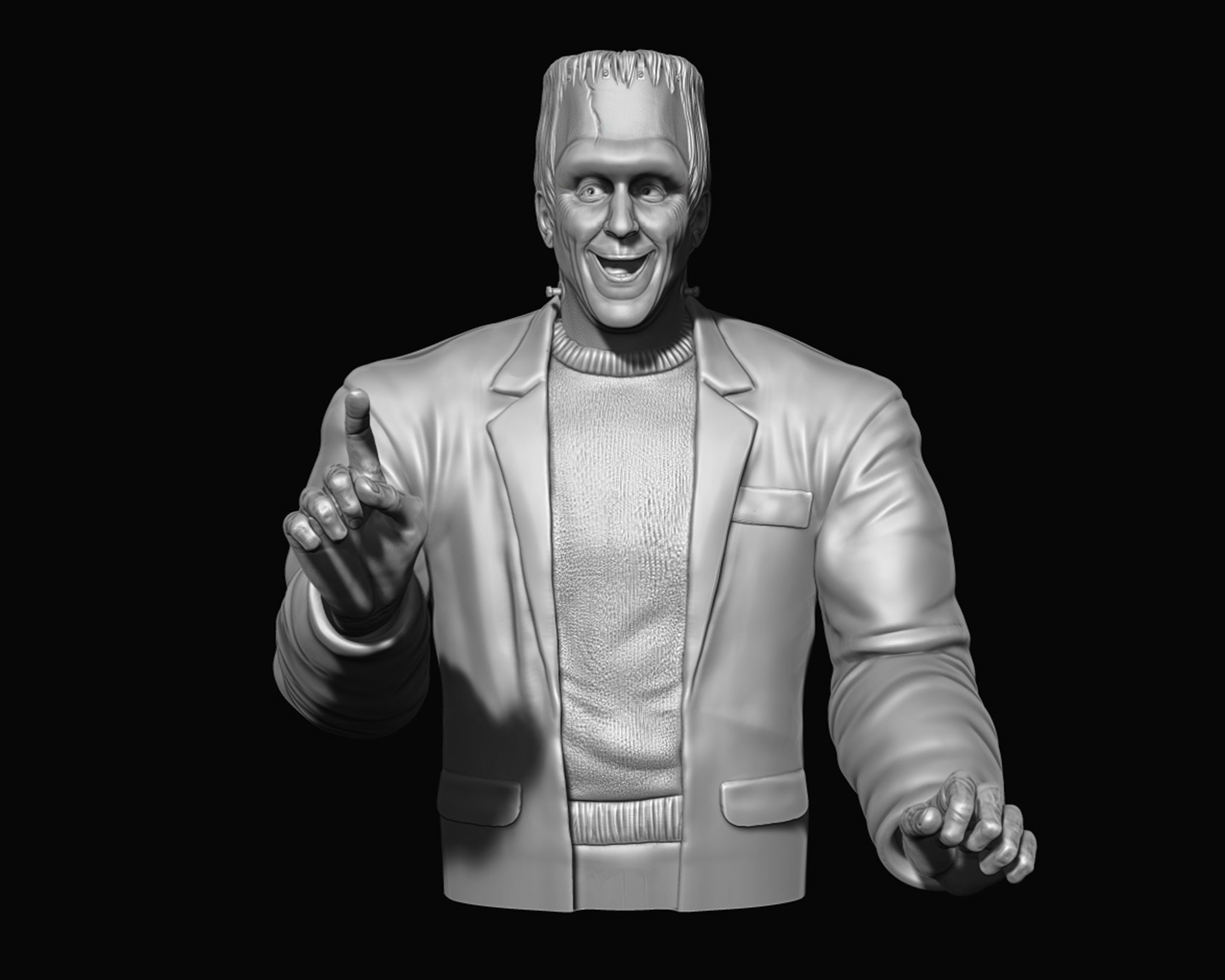 Herman from the munsters 3D print model_9