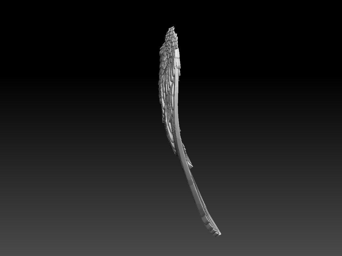 wings sword 3D print model_4