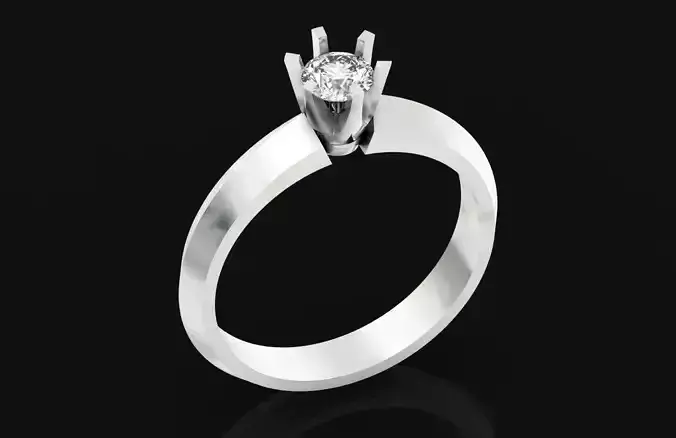  tiffany  classic ring  diamond 6 paws 520