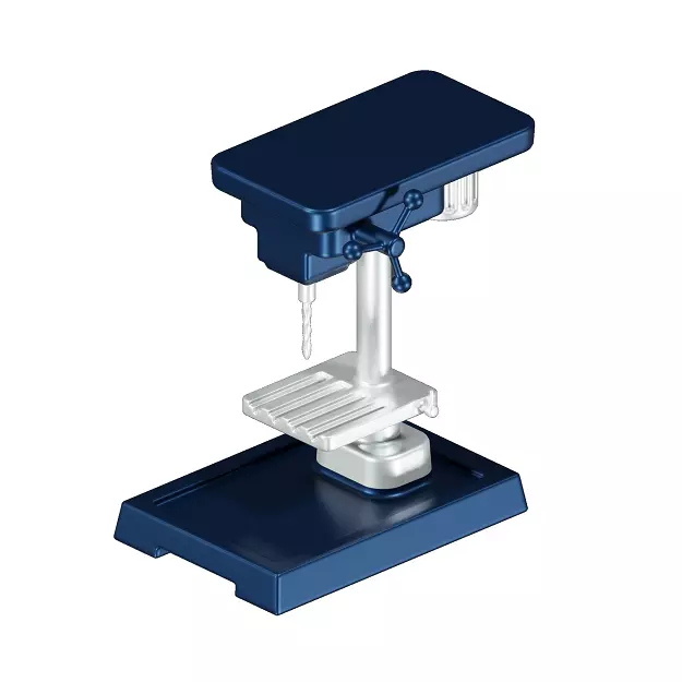 Educational Drilling Machine Toy 3D model_0