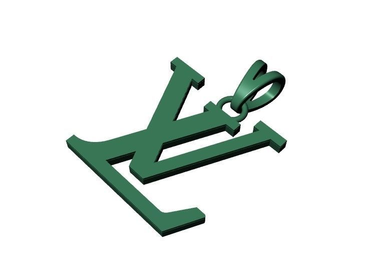 LV FASHION PENDANT 3D print model_3