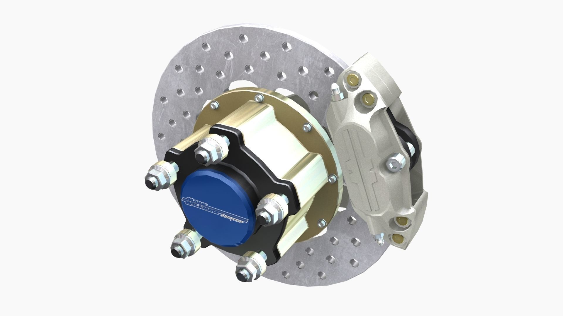 Mark Williams Brake Disc Low-poly 3D model_2