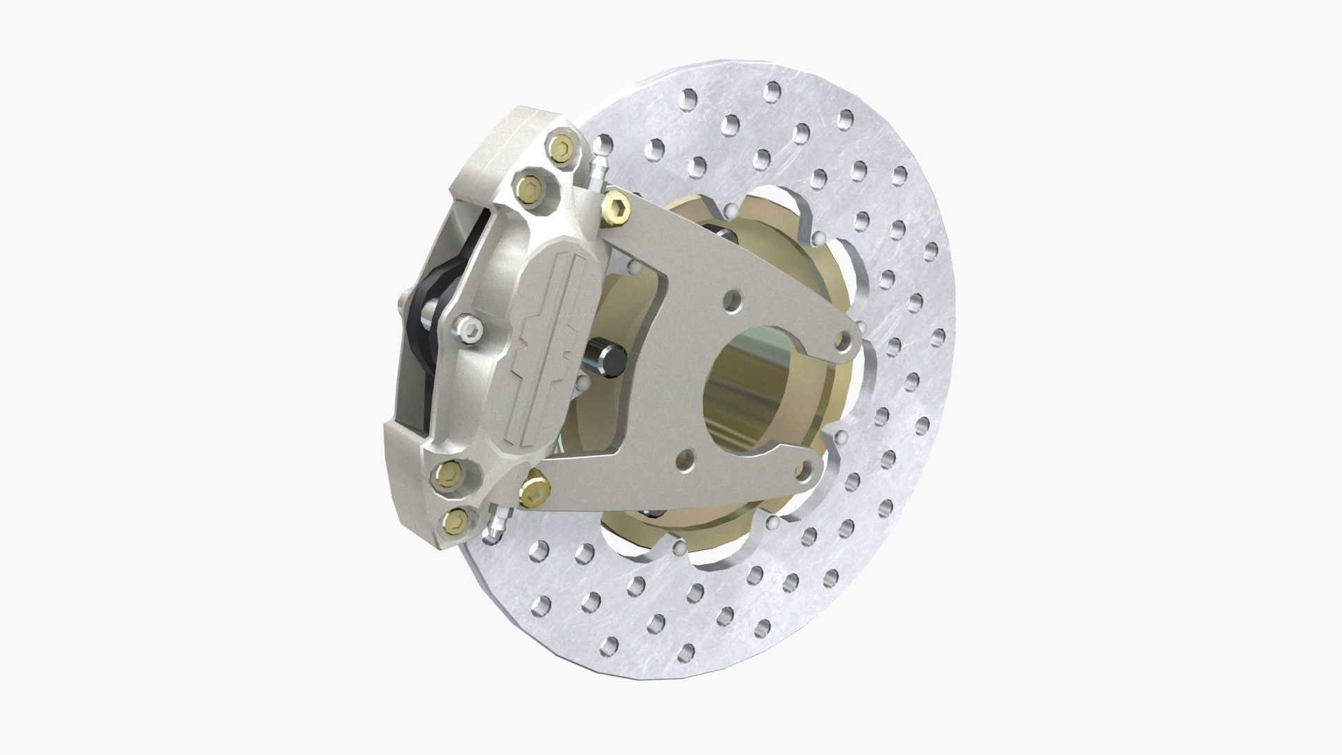 Mark Williams Brake Disc Low-poly 3D model_4