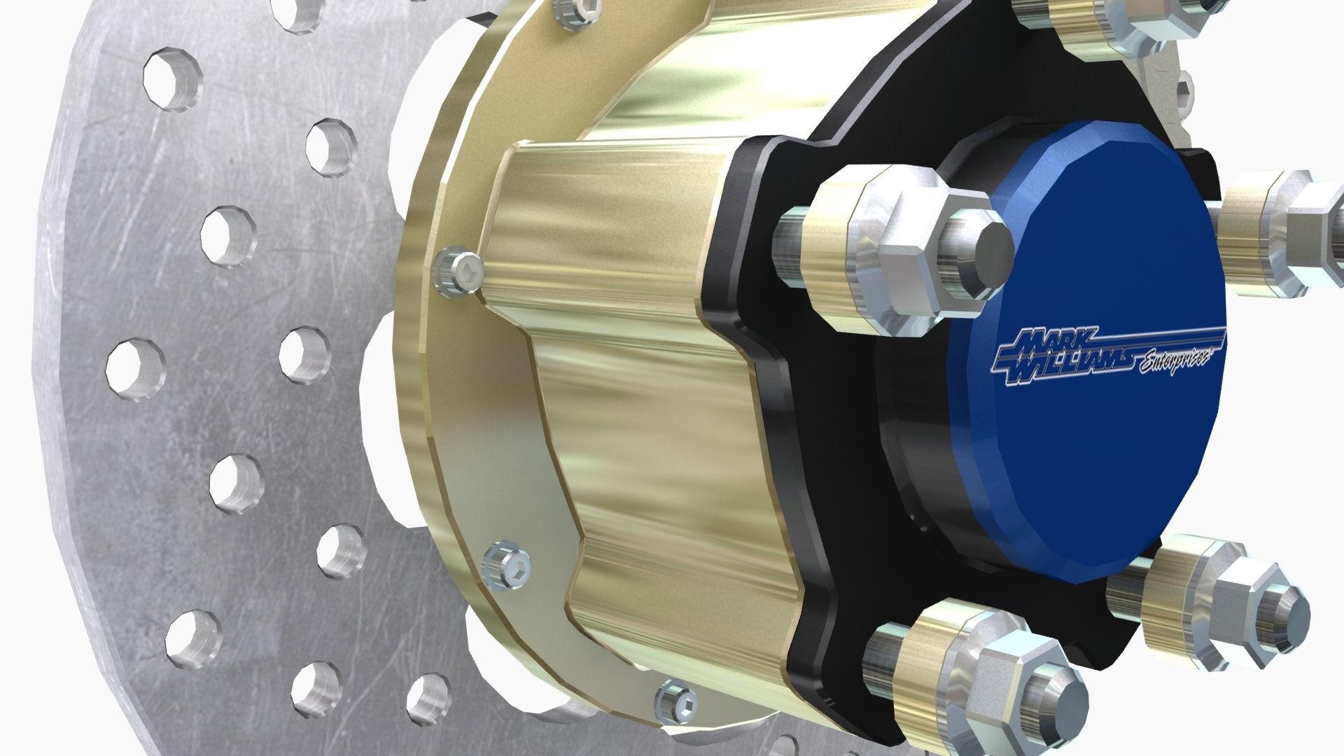 Mark Williams Brake Disc Low-poly 3D model_5