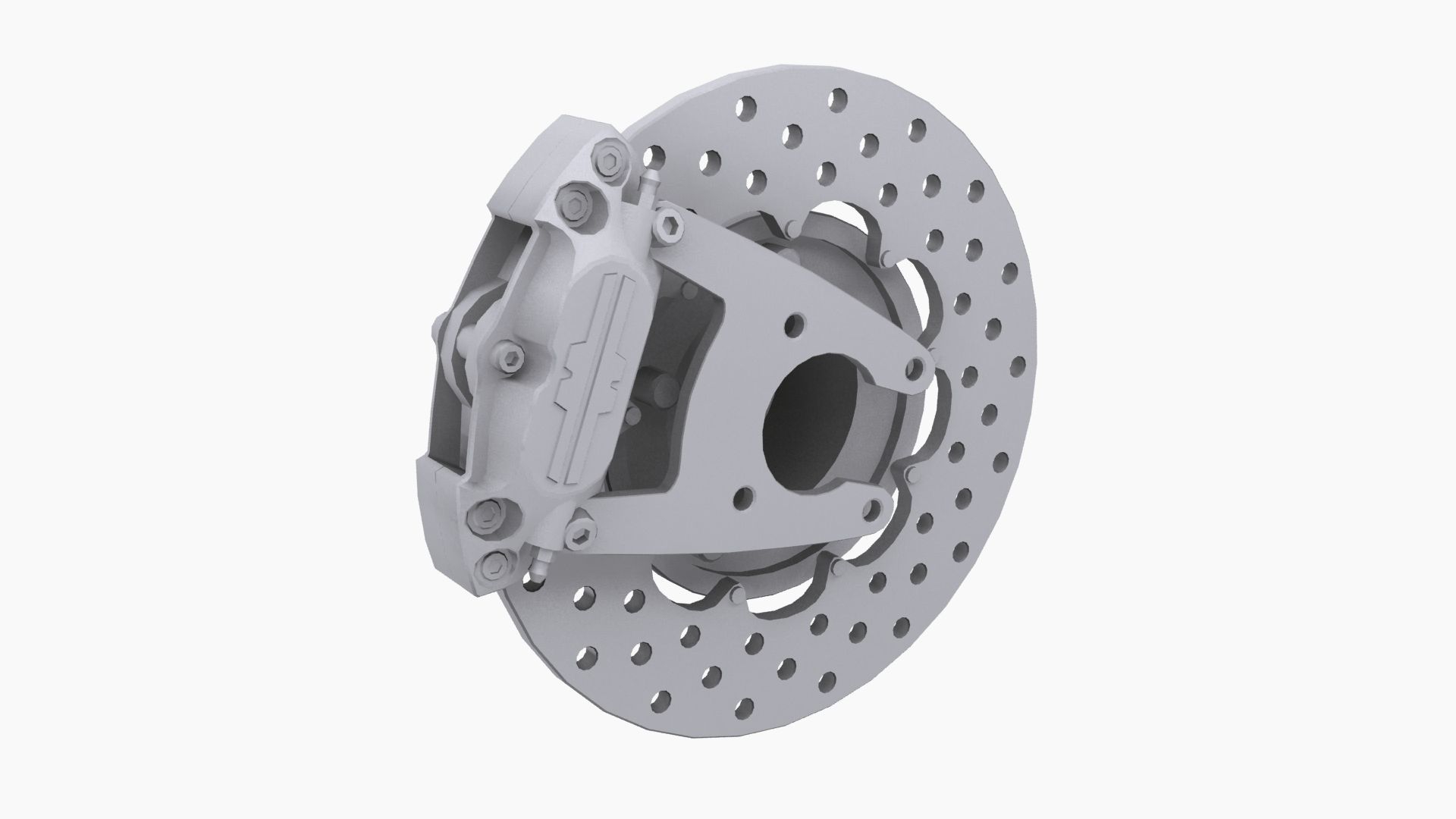 Mark Williams Brake Disc Low-poly 3D model_10