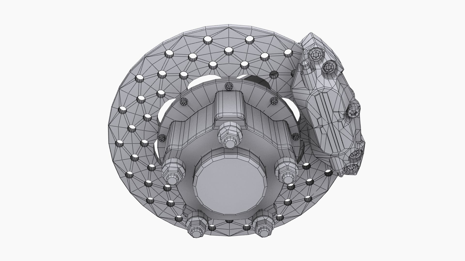 Mark Williams Brake Disc Low-poly 3D model_12