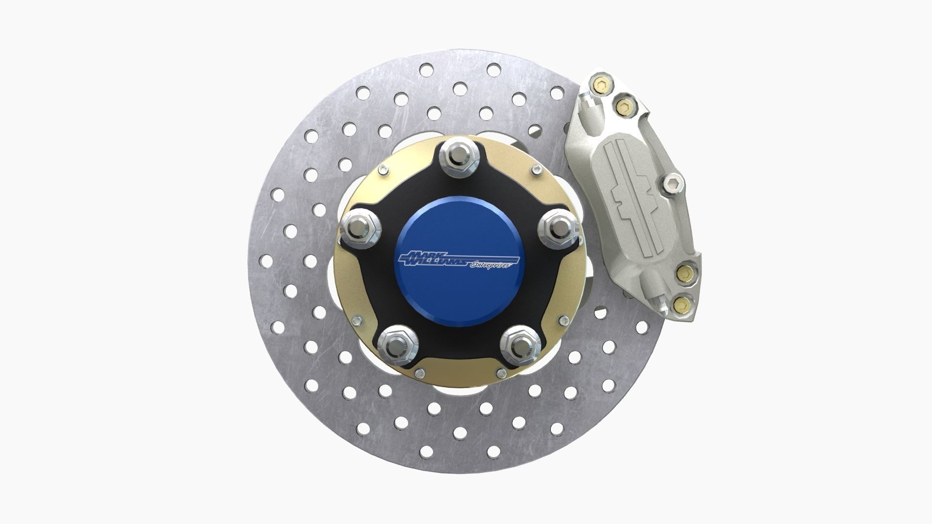 Mark Williams Brake Disc Low-poly 3D model_3