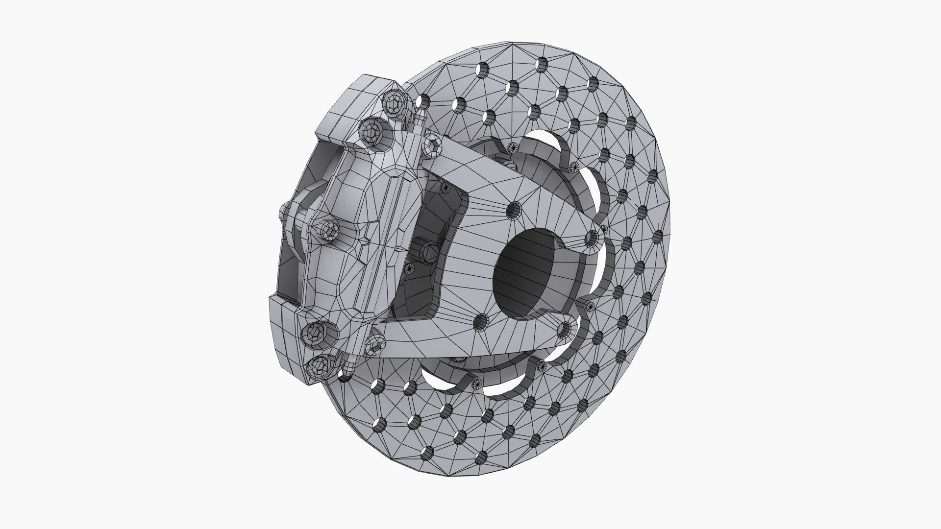 Mark Williams Brake Disc Low-poly 3D model_14