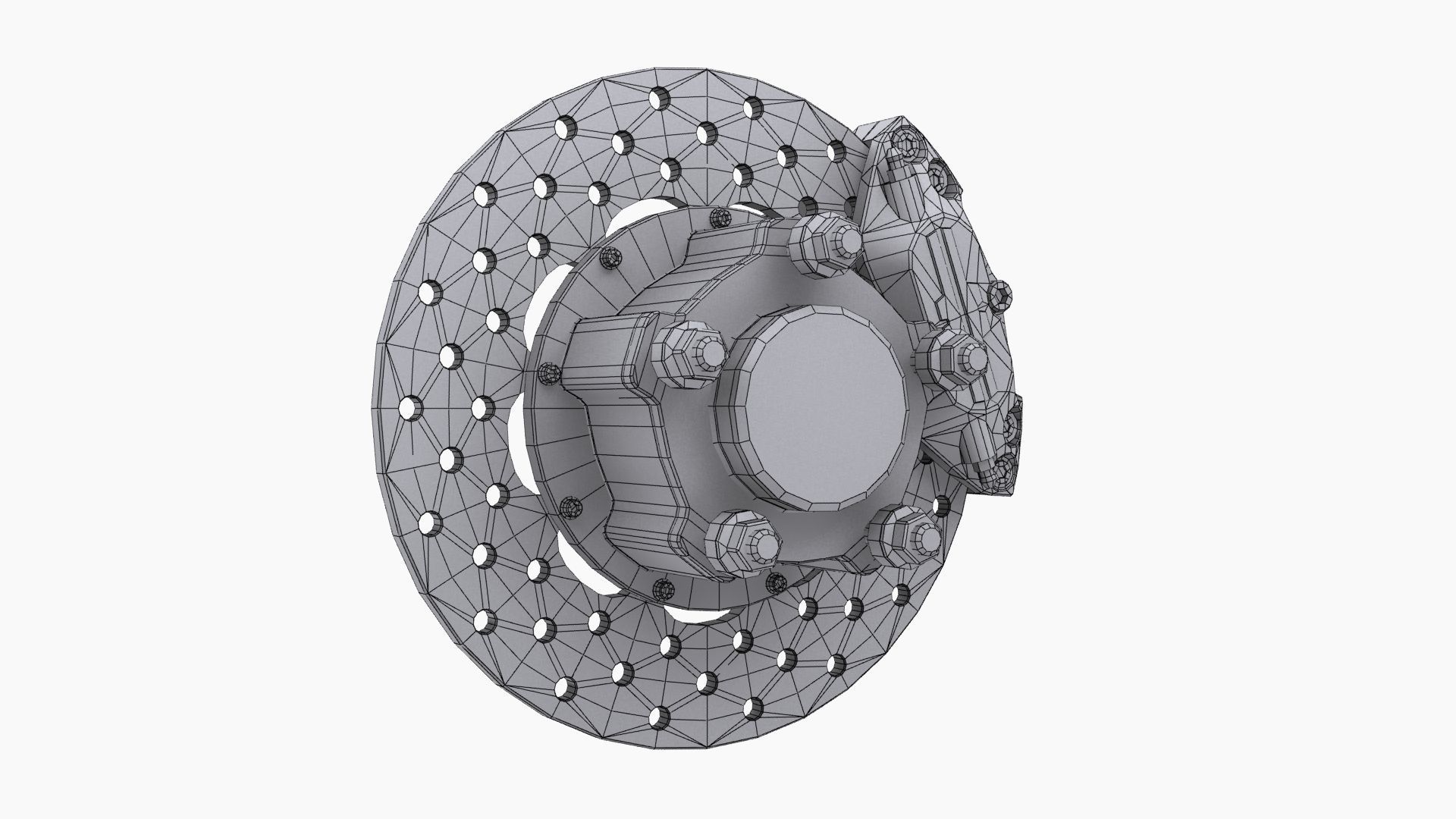 Mark Williams Brake Disc Low-poly 3D model_11