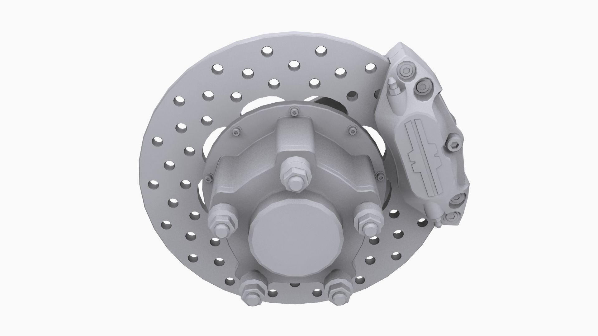 Mark Williams Brake Disc Low-poly 3D model_8
