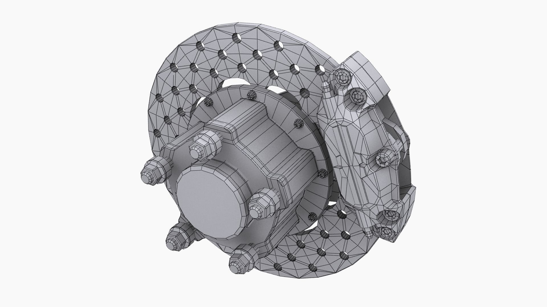 Mark Williams Brake Disc Low-poly 3D model_13