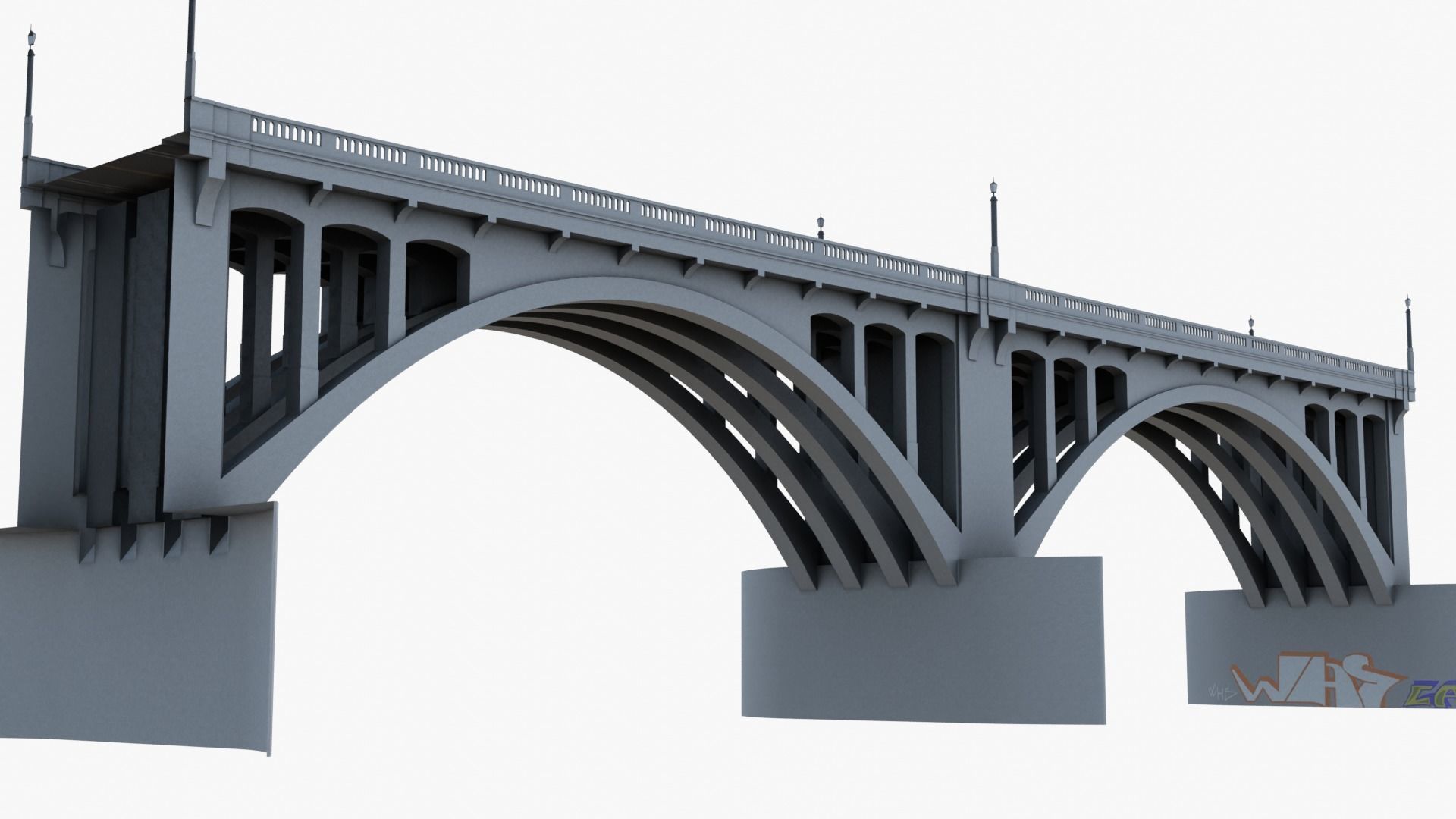 Bridge PBR textures 8K 3D model_2