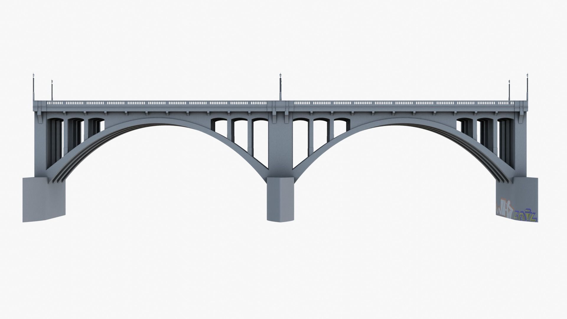 Bridge PBR textures 8K 3D model_9