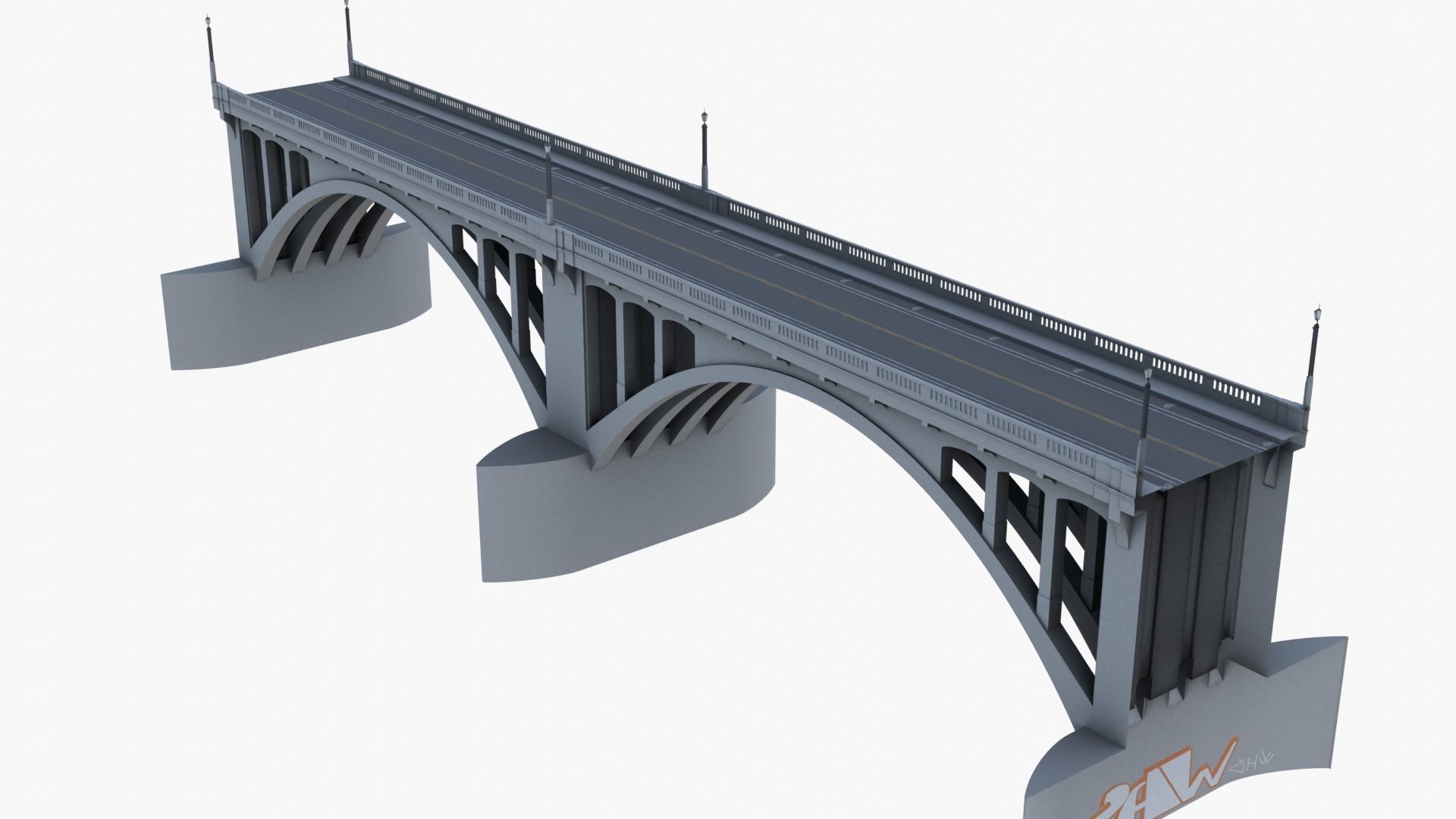 Bridge PBR textures 8K 3D model_6