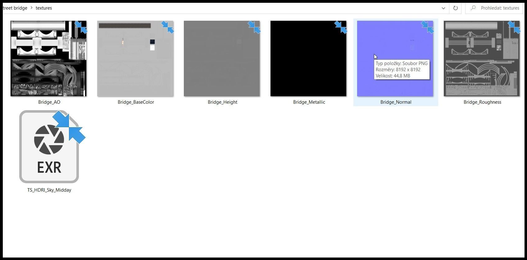 Bridge PBR textures 8K 3D model_10