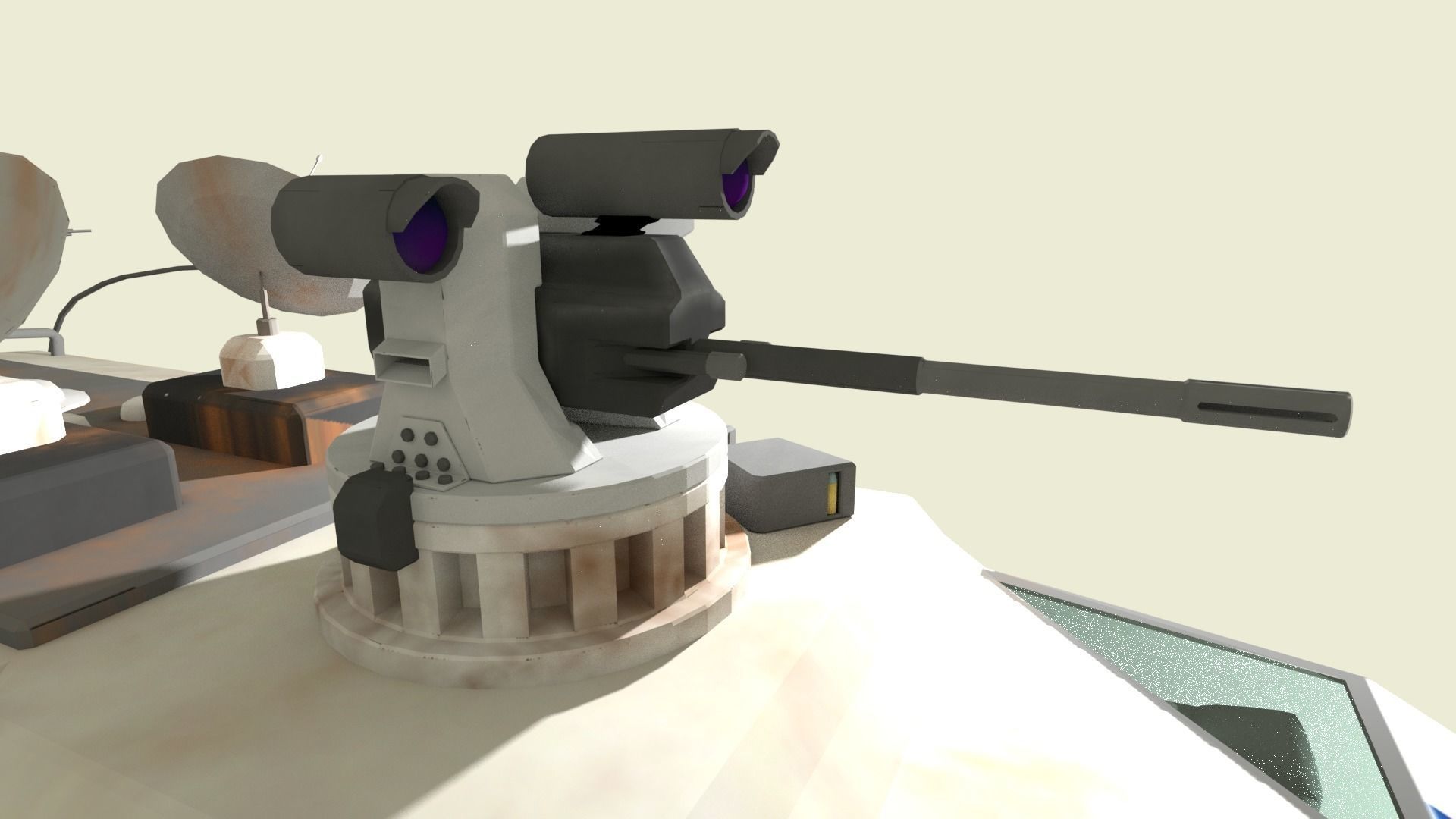 Mars Transportation Vehicle - Sci-Fi Armored Space Vehicle 3D model_21