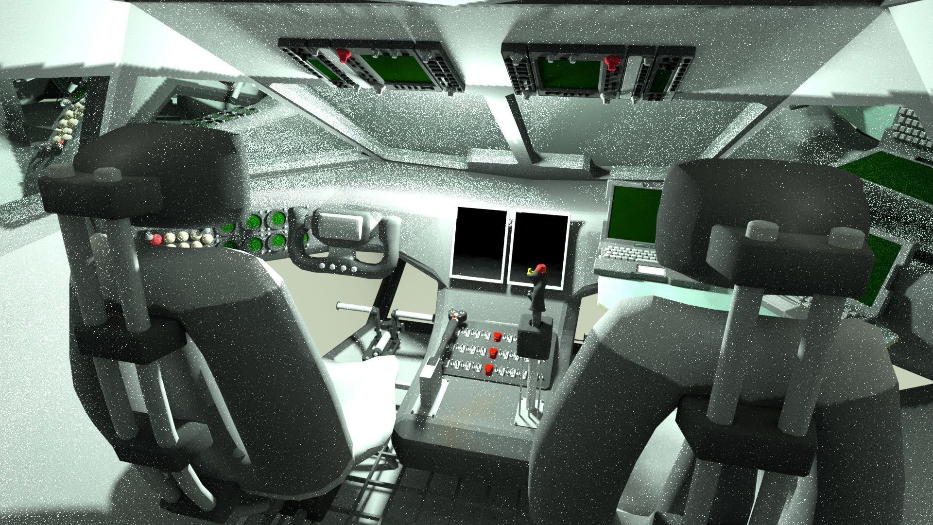 Mars Transportation Vehicle - Sci-Fi Armored Space Vehicle 3D model_18