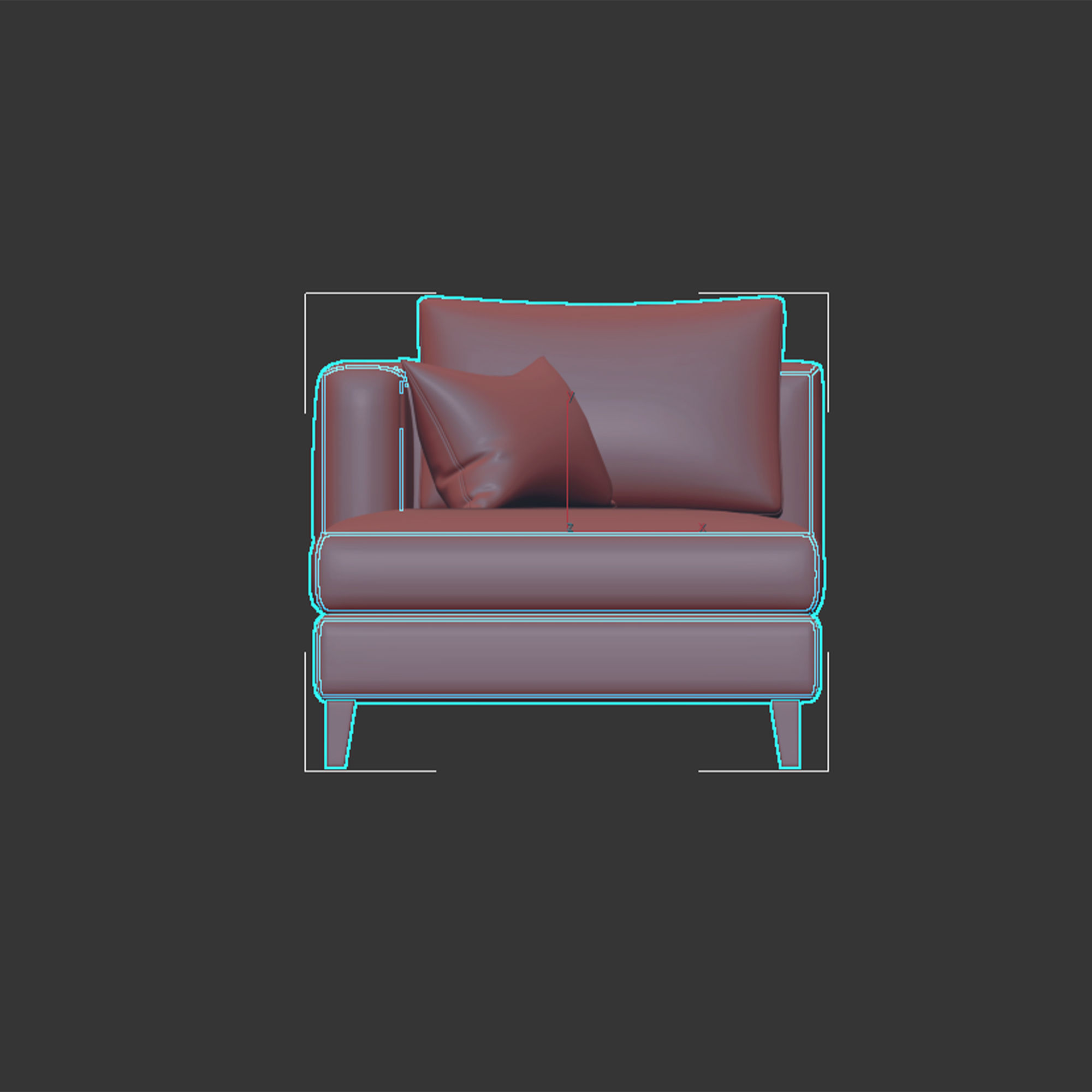 Karin chair by laskasas 3D model_7