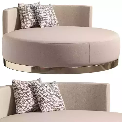 SCARLET CHAISE LONGUE BY LASKASAS 3D model