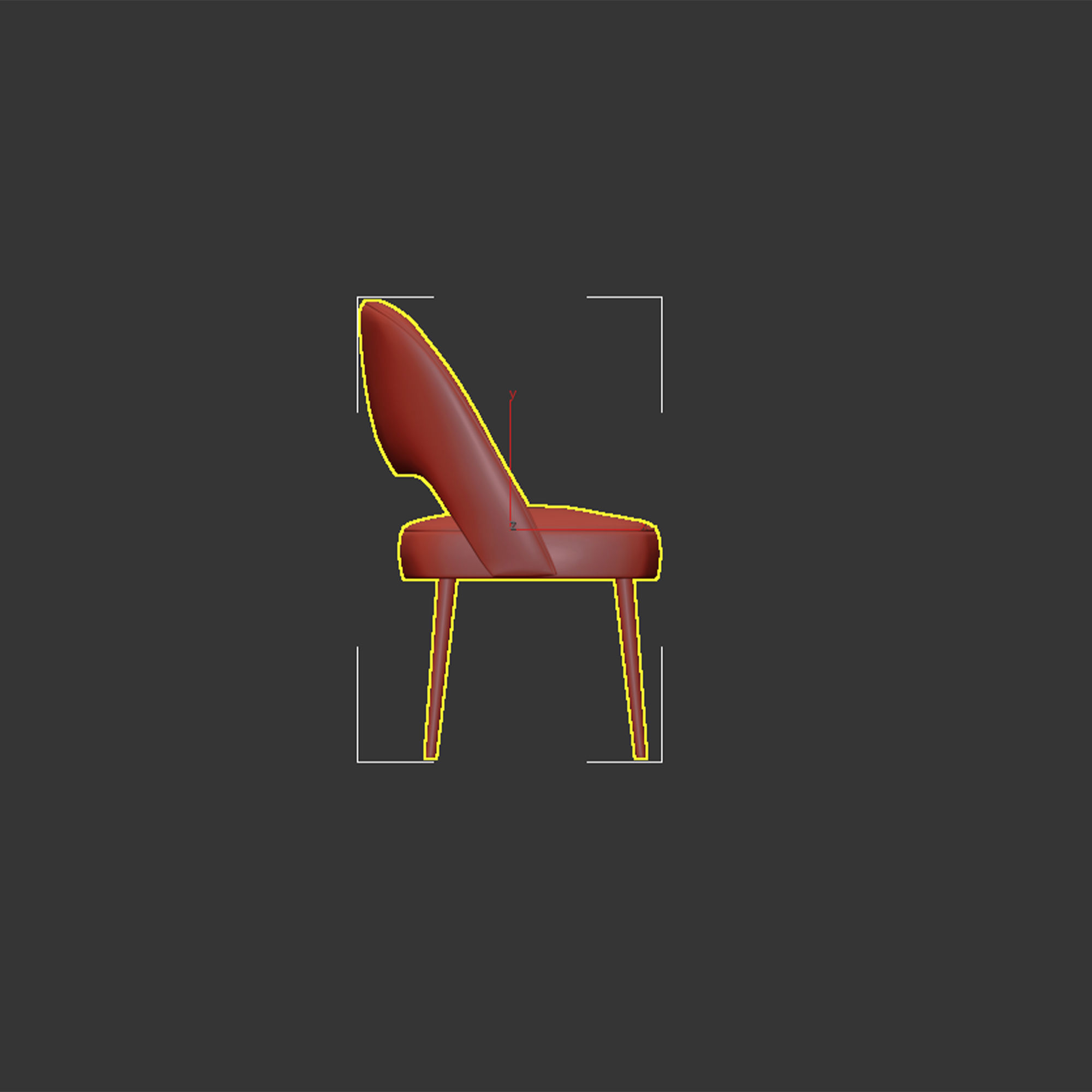 AMOUR CHAIR BY laskasas 3D model_7
