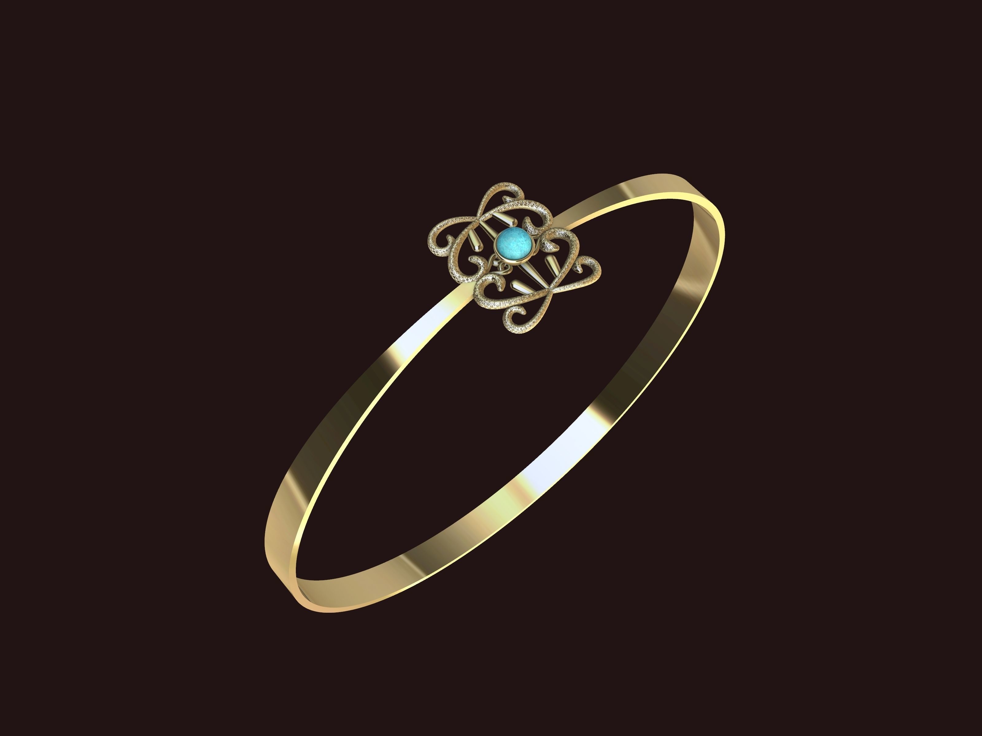 TEXTURED PEARL BRACELET STL VERIFIED 3D print model_1