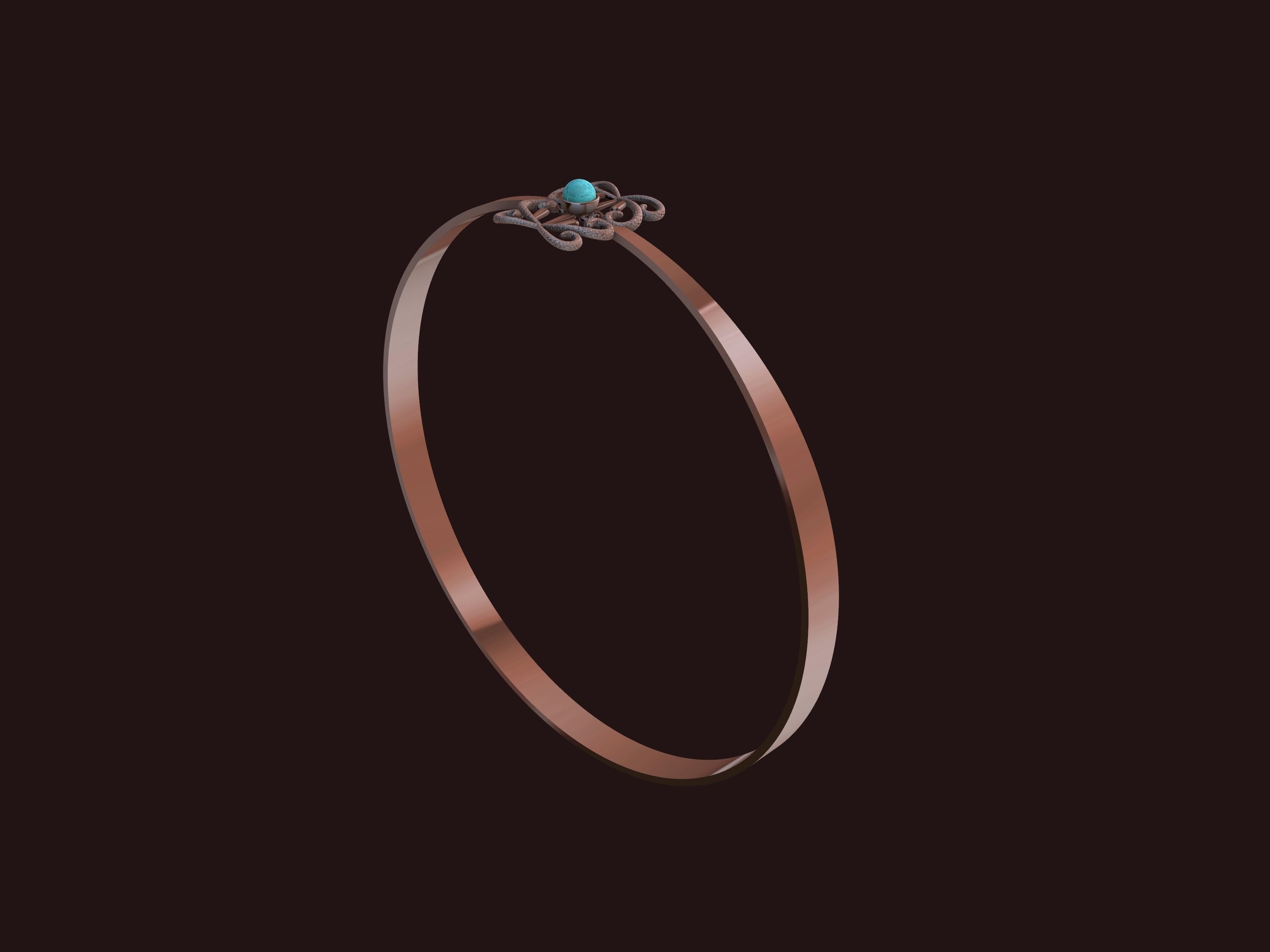 TEXTURED PEARL BRACELET STL VERIFIED 3D print model_10