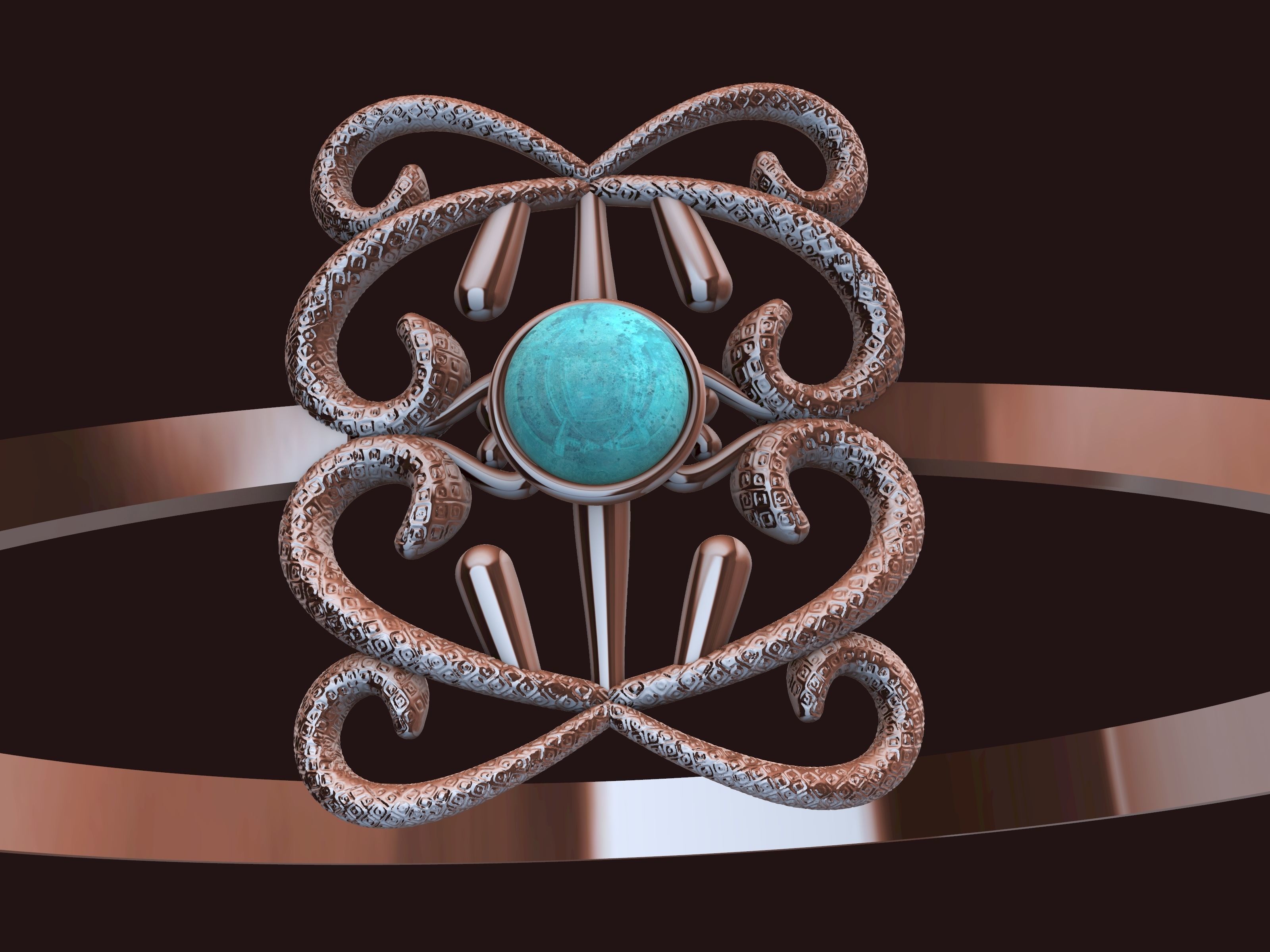 TEXTURED PEARL BRACELET STL VERIFIED 3D print model_9