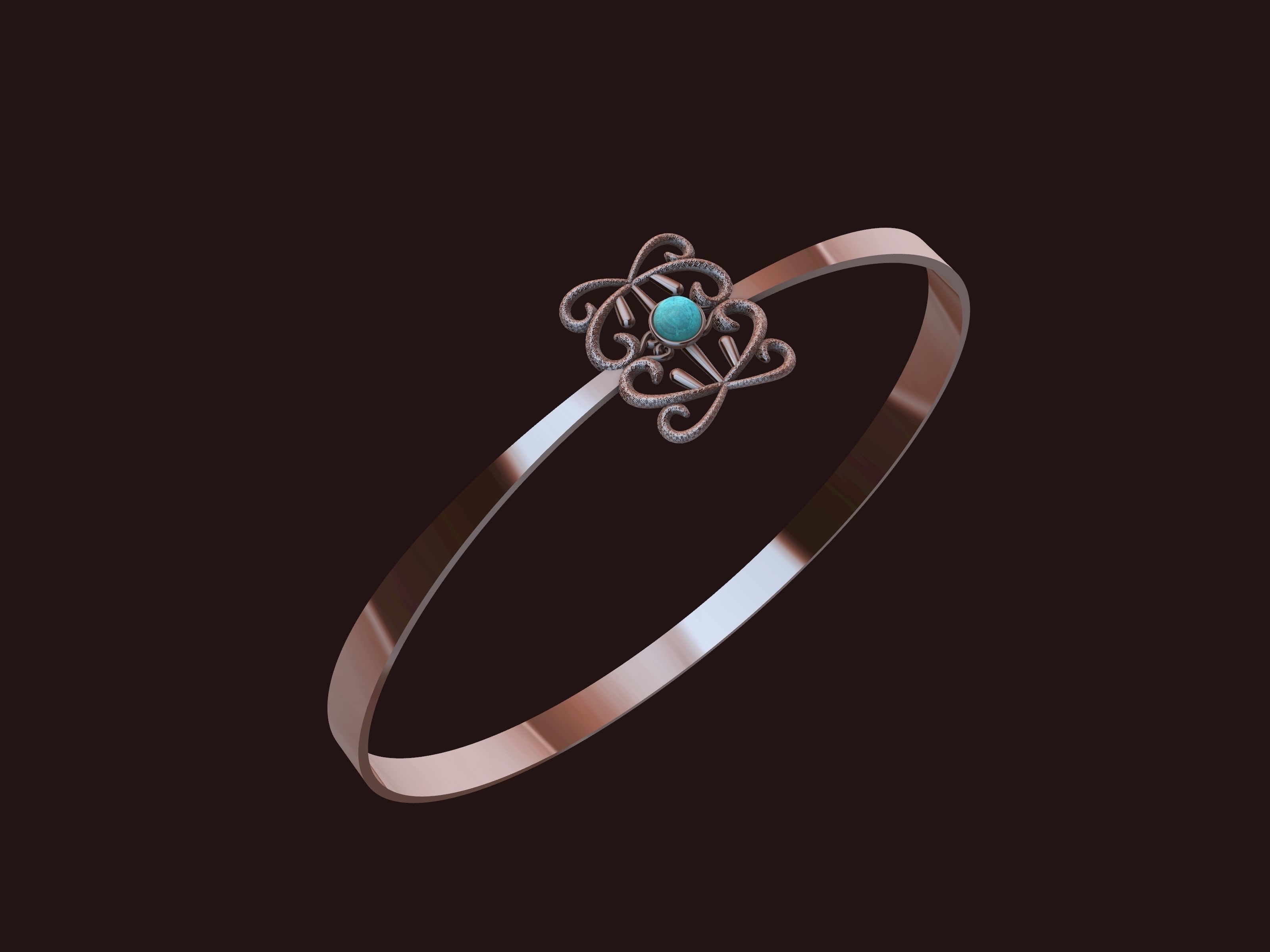 TEXTURED PEARL BRACELET STL VERIFIED 3D print model_12