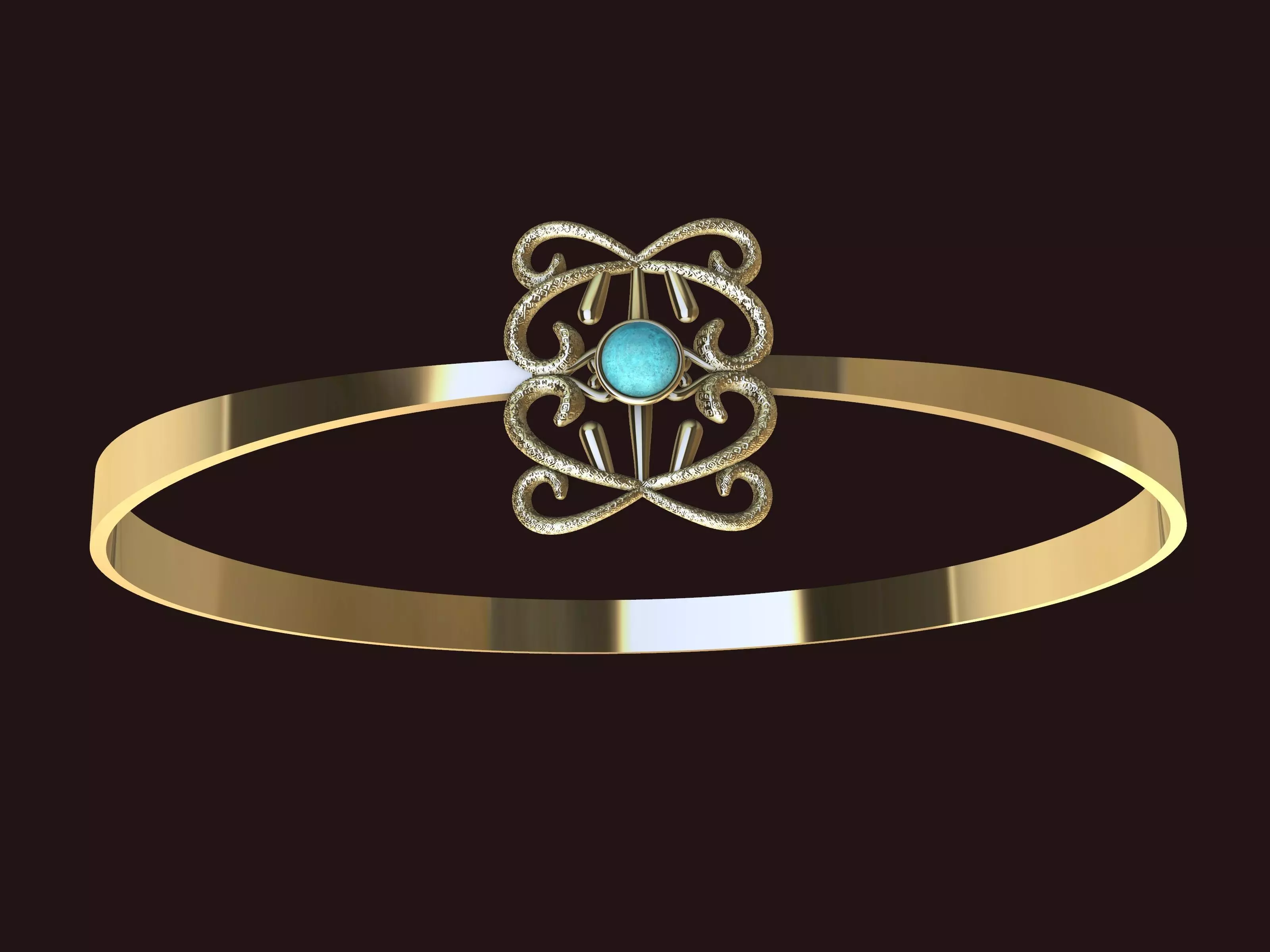 TEXTURED PEARL BRACELET STL VERIFIED 3D print model_0