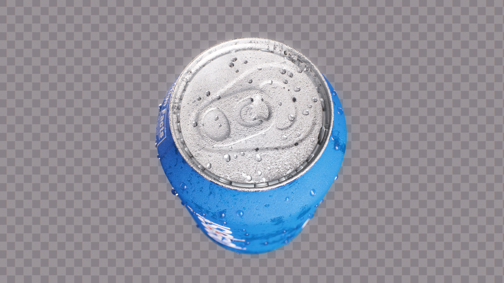 Soda Cans of Monster Coke and Pepsi Low-poly 3D model_9