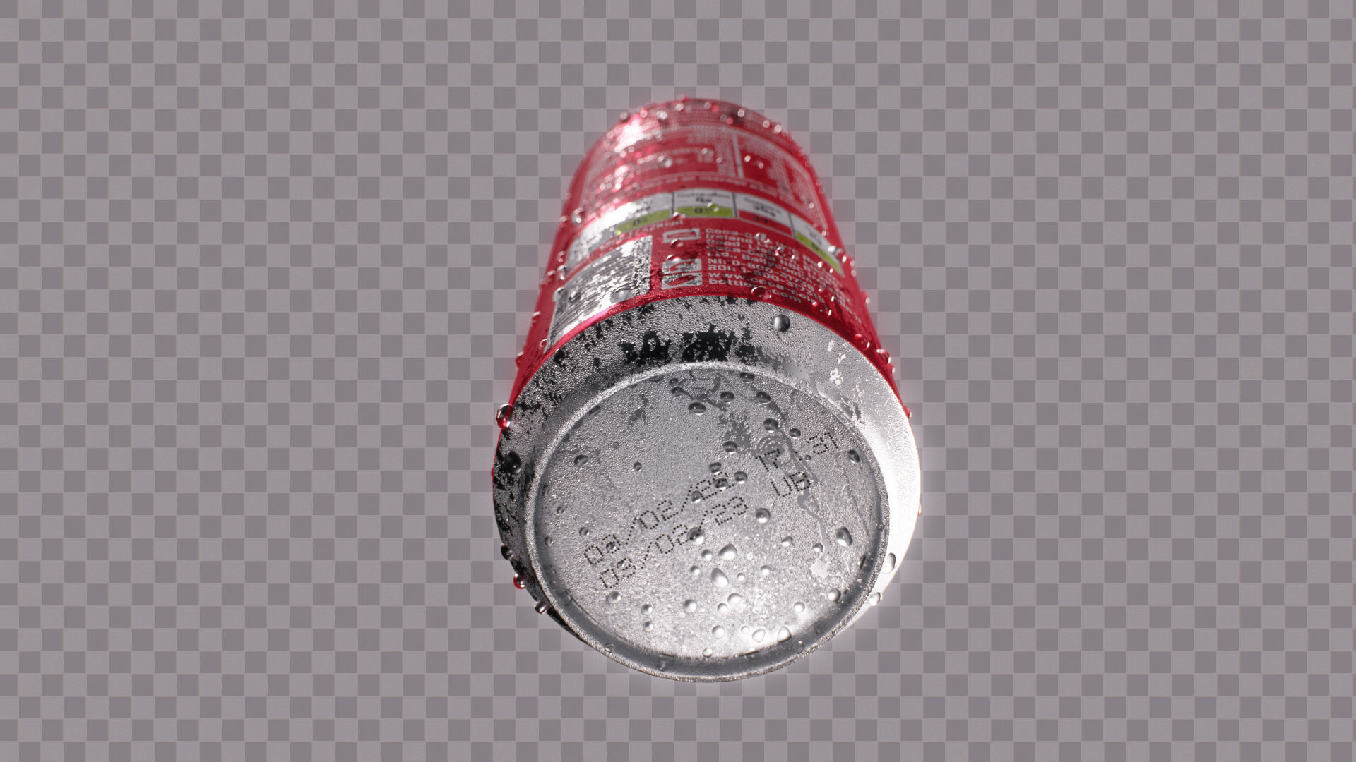 Soda Cans of Monster Coke and Pepsi Low-poly 3D model_11