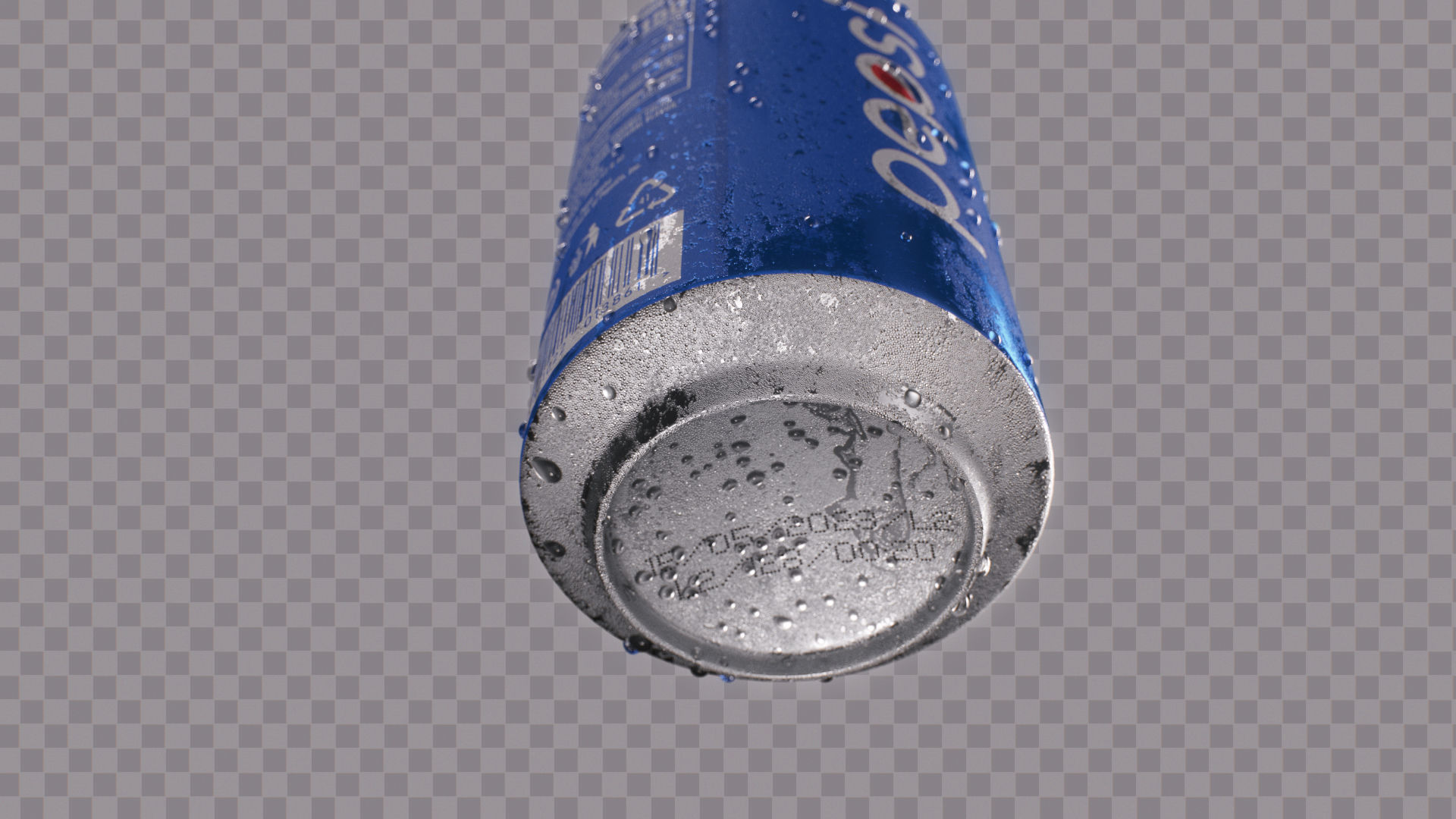 Soda Cans of Monster Coke and Pepsi Low-poly 3D model_10