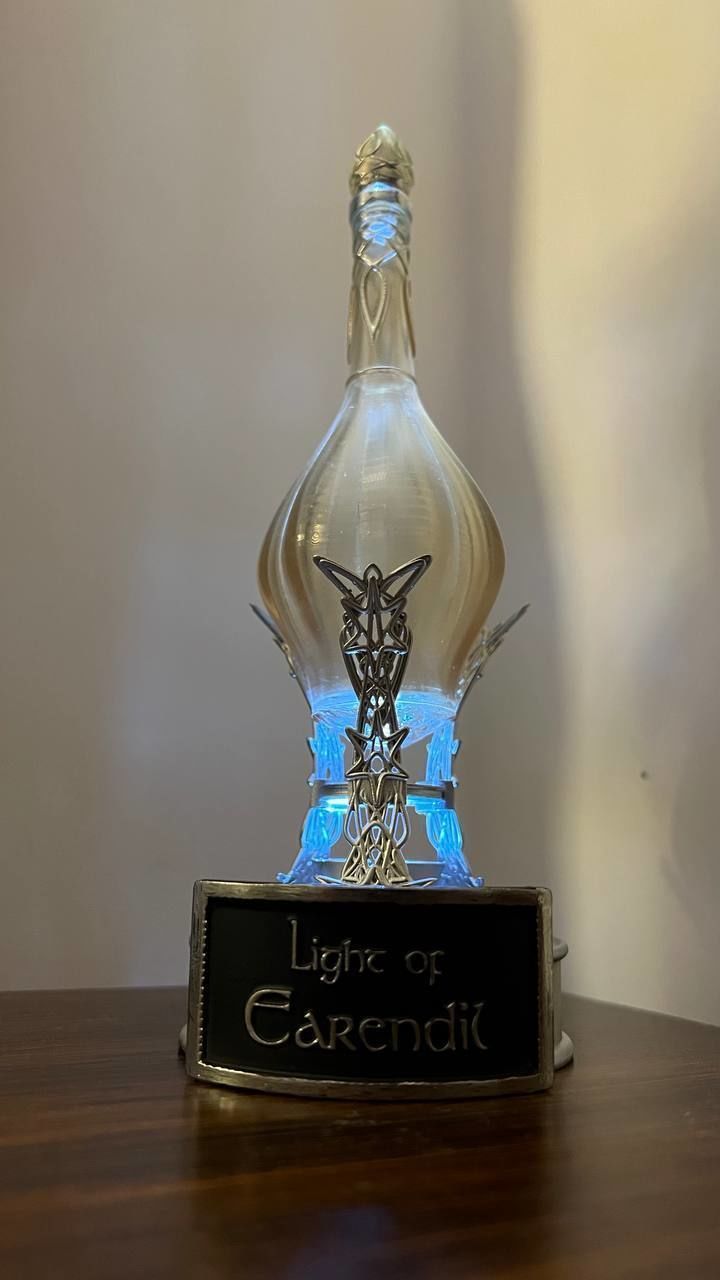 Luz de Earendil - Light of Earendil  -  Galadriels Phial - STL 3D print model_5