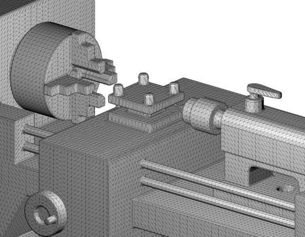 Educational Lathe Machine Toy 3D model_5