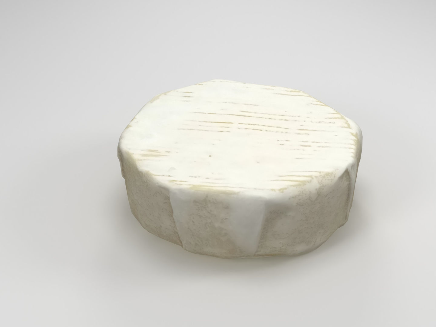 Camembert Cheese 3D model_2