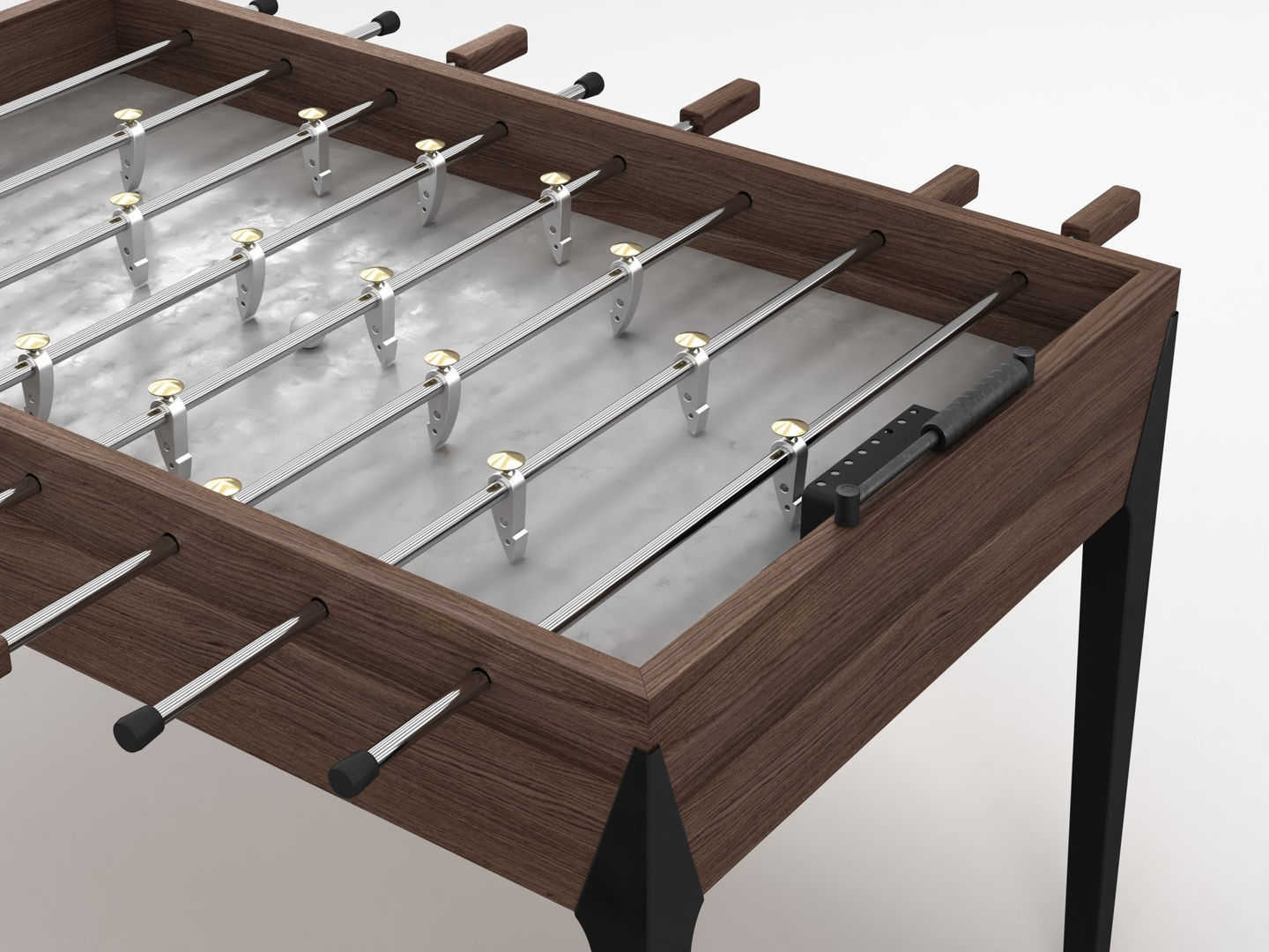 Foosball Table Football 3D model_3