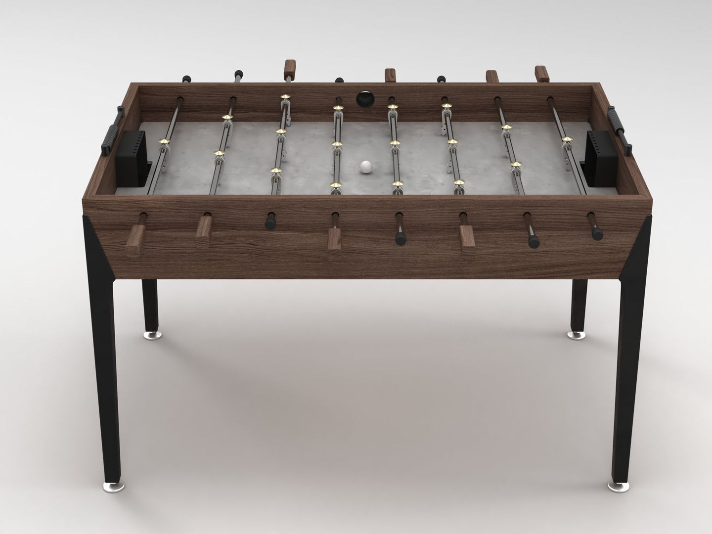 Foosball Table Football 3D model_1