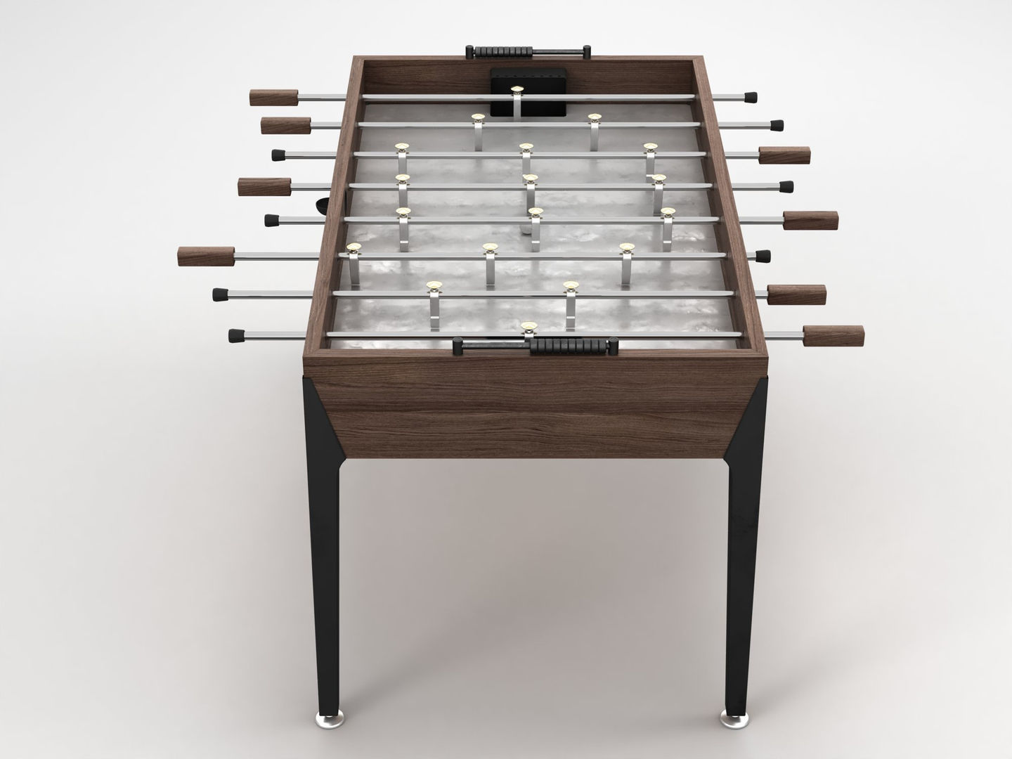 Foosball Table Football 3D model_2
