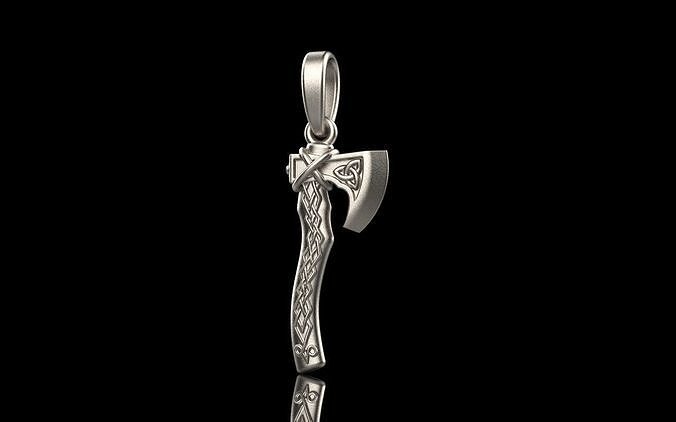 Axe pendant model 278 3D print model