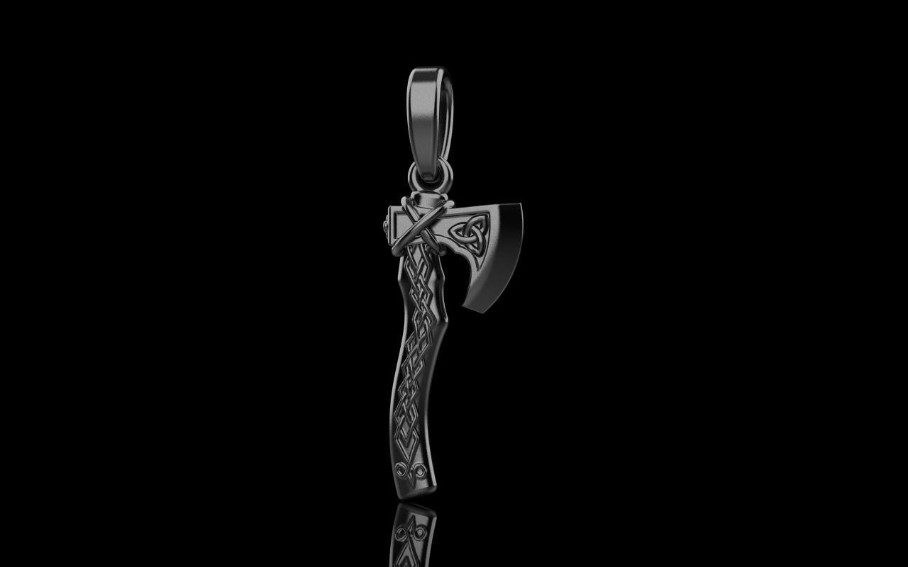 Axe pendant model 278 3D print model_19
