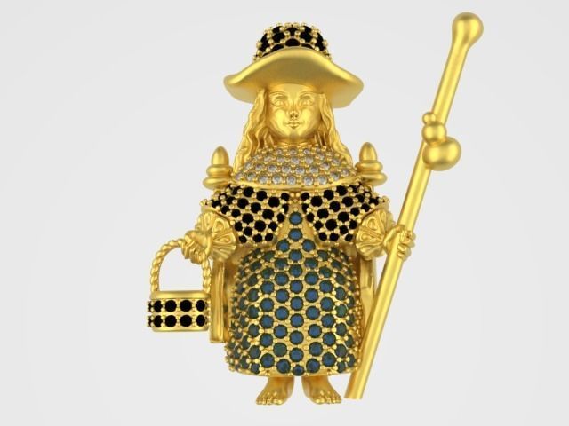 child of the tocha - El Peregrino de Atocha 3D print model_1