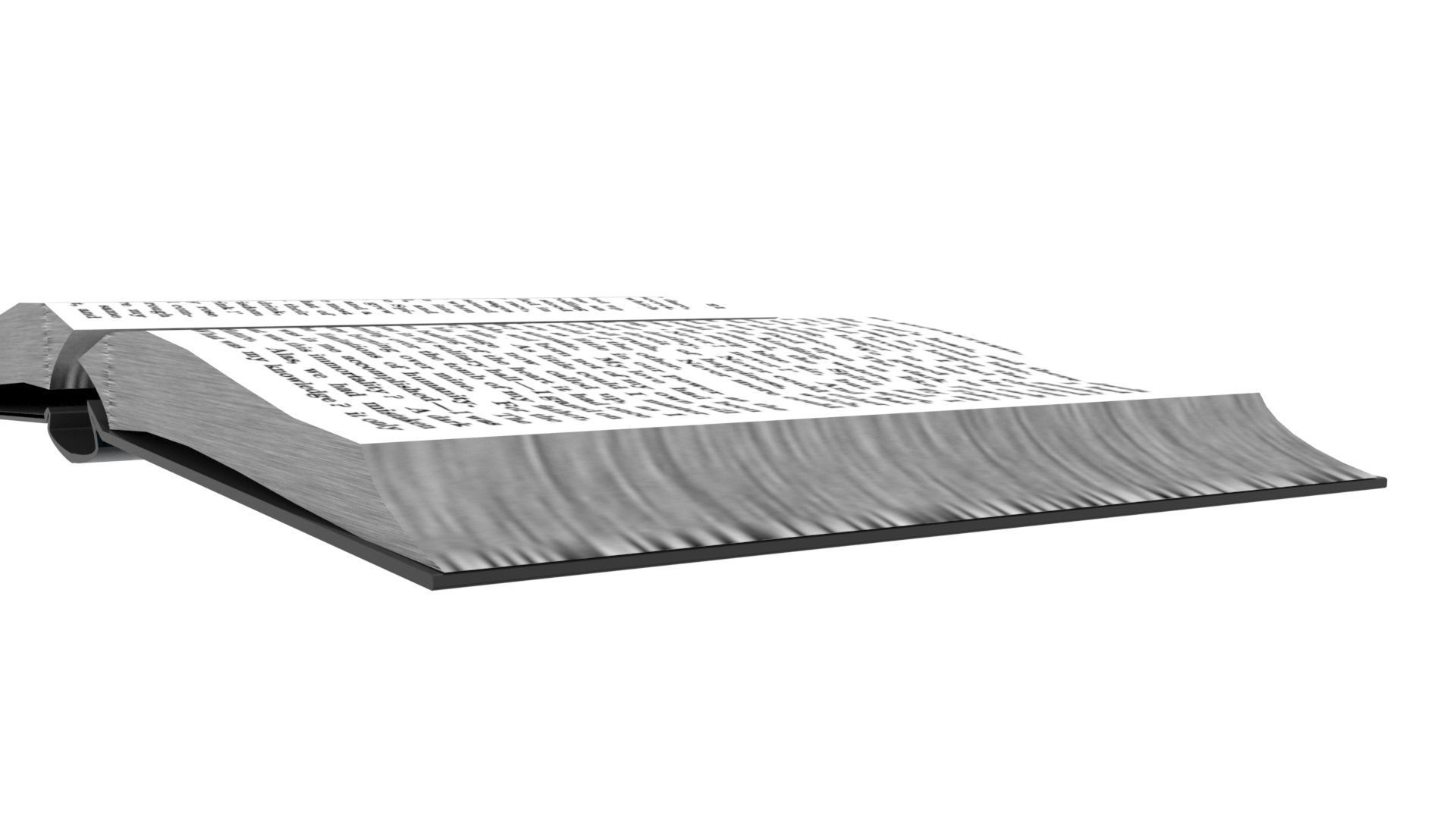 Rigged and Animated Enchantress Book 3D model_9