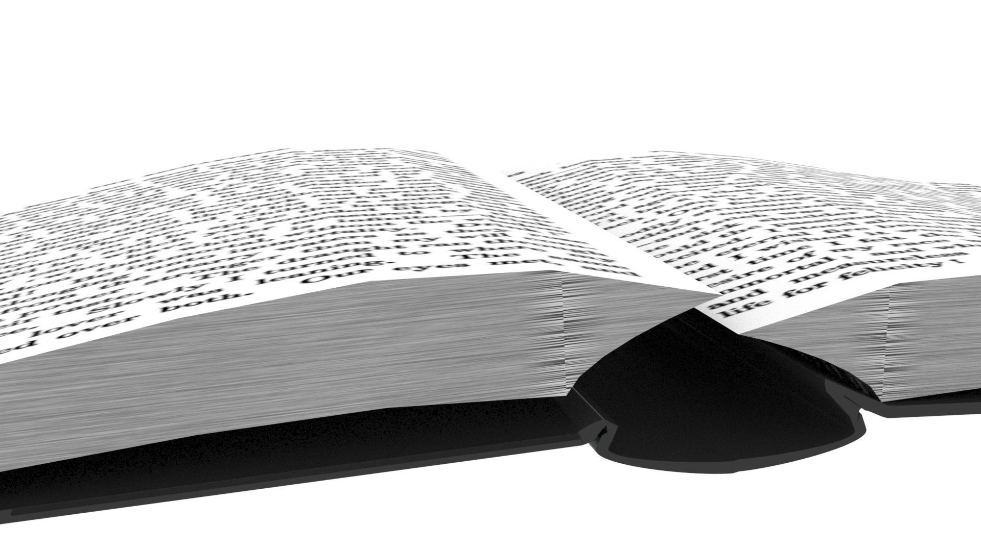 Rigged and Animated Enchantress Book 3D model_10