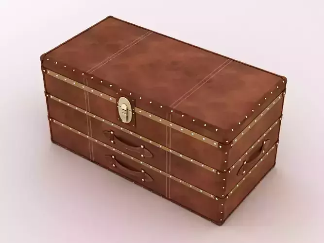 Leather Storage Chest