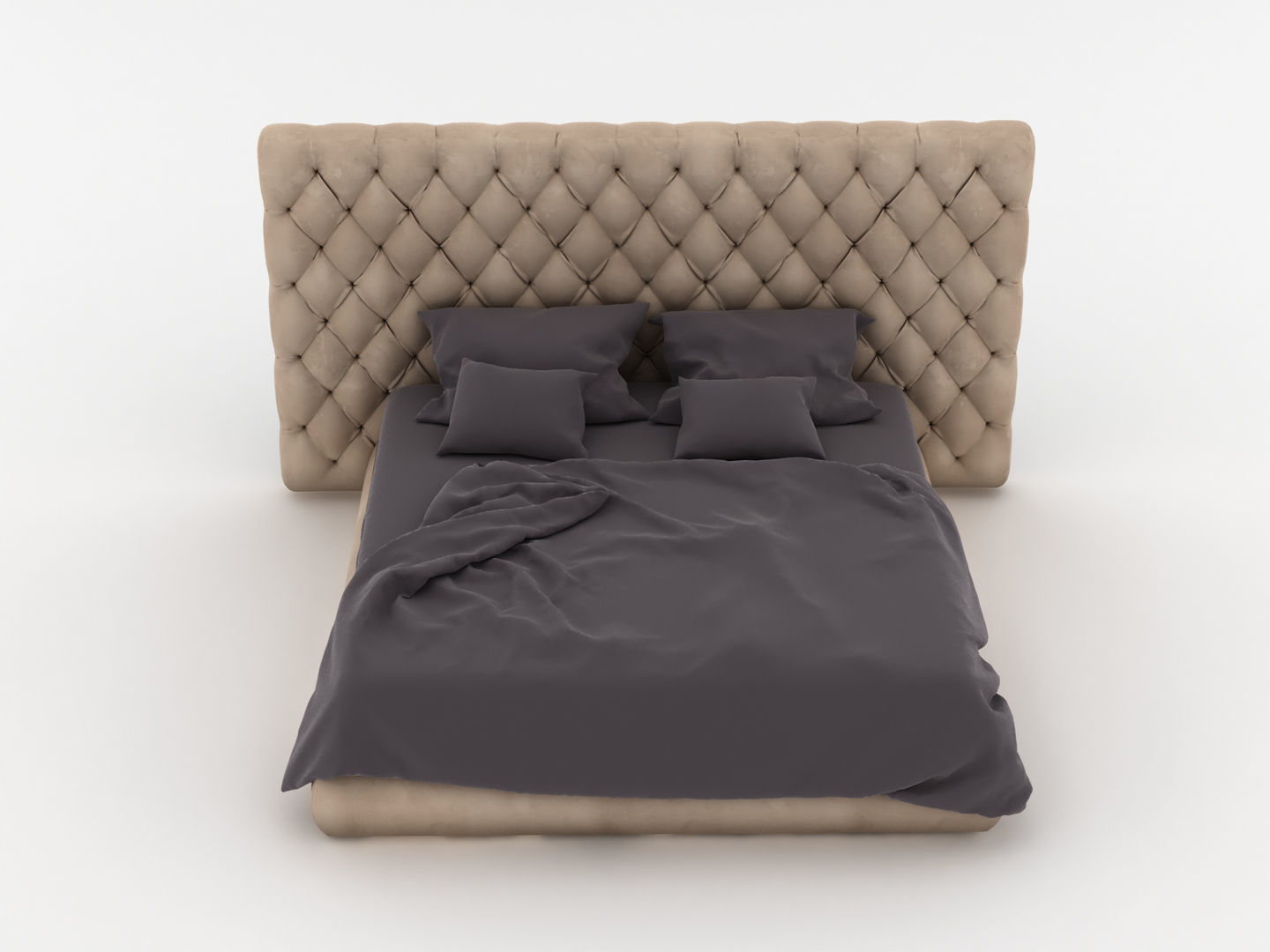 Baxter Bed 3D model_1