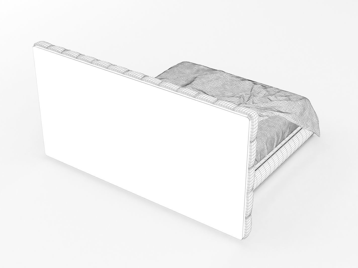 Baxter Bed 3D model_12