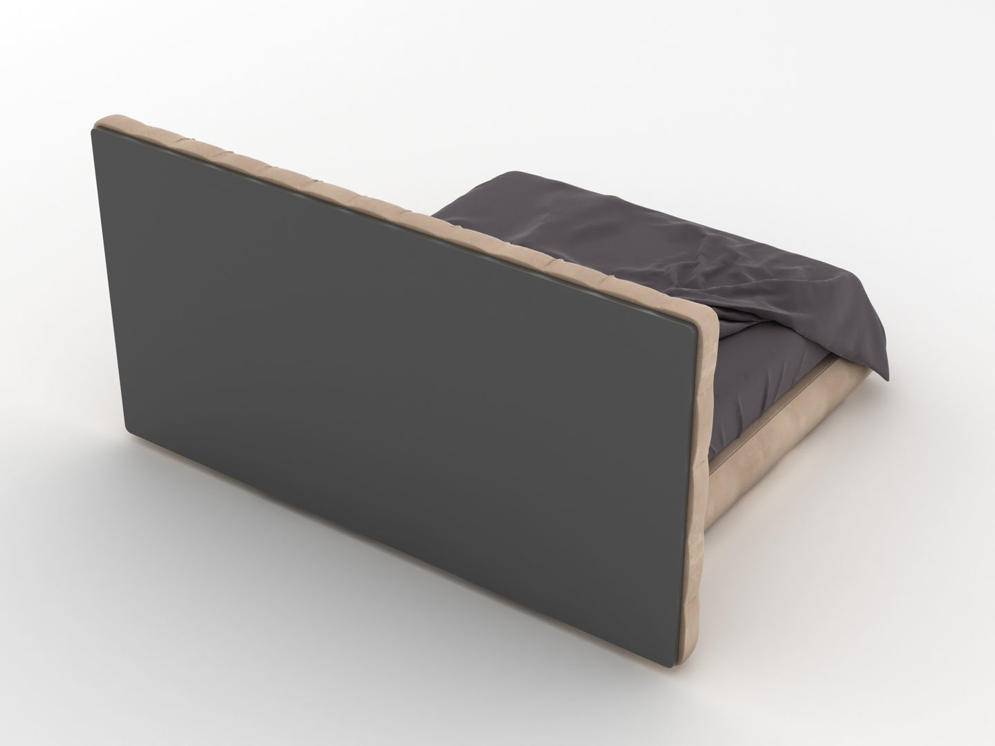 Baxter Bed 3D model_3