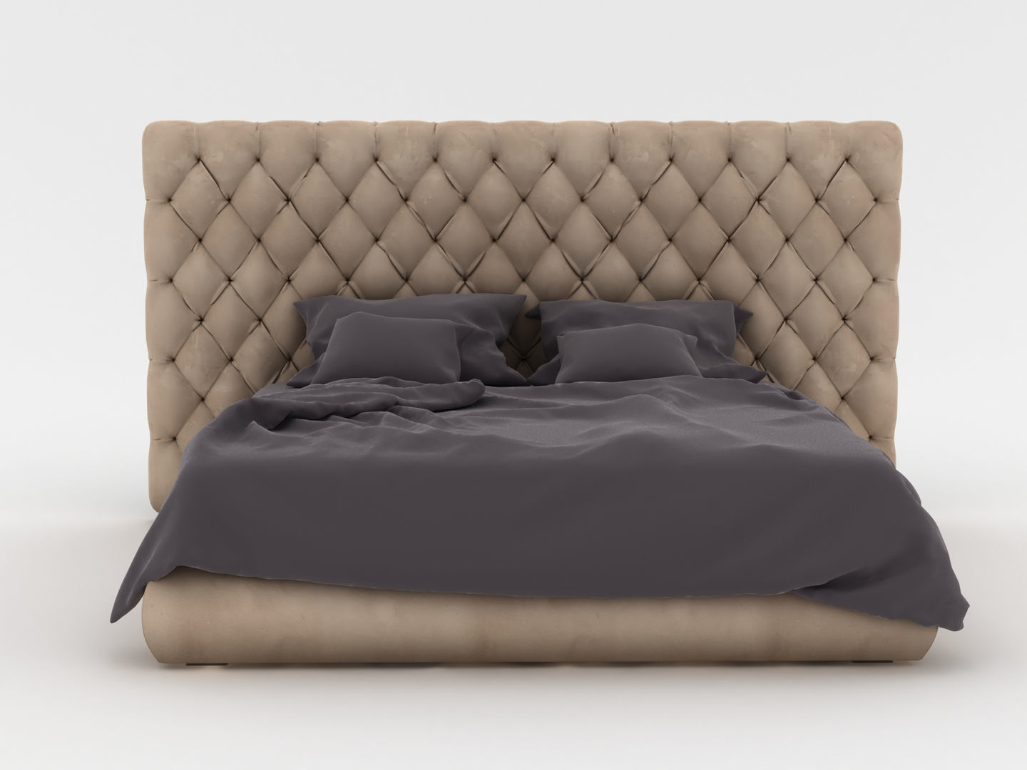 Baxter Bed 3D model_6