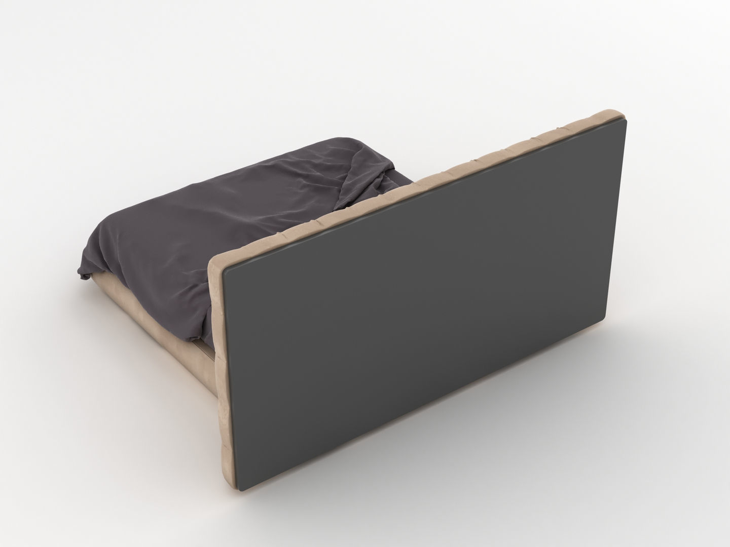 Baxter Bed 3D model_4